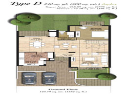 Floor Plans Ground Floor :	123.79 sq. mt. (1332 sq. ft.)