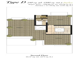 Floor Plans Second Floor :	25.47 sq. mt. (274 sq. ft.)