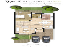 Floor Plans Ground Floor :	101.98 sq. mt. (1098 sq. ft.)