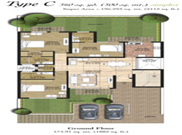 Floor Plans Ground Floor :	174.91 sq. mt. (1882 sq. ft.)