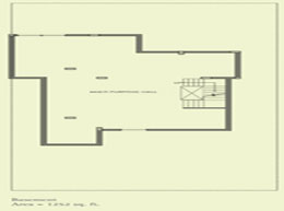 Floor Plans Basement 	:	Area - 1252 sq. ft.