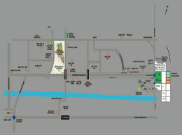 Cascades Residential Noida Location Map