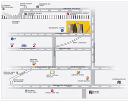 Chaitanya Residential Chennai Location Map