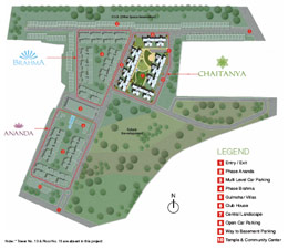 Site Plan Chaitanya Residential Chennai