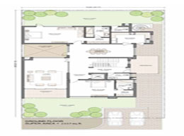 Floor Plans Ground Floor : Super Area - 2357sq. ft.