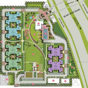 Site Plan Exquisite Nirvana Country 2 Gurgaon