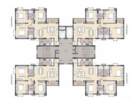 Floor Plans Typical Floor Plan - Towers - 3, 6 & 7