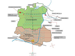 Gardens Residential Noida Location Map
