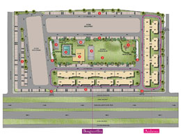 Site Plan Gardens Residential Noida