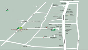 Greenwood City Residential Chennai Location Map