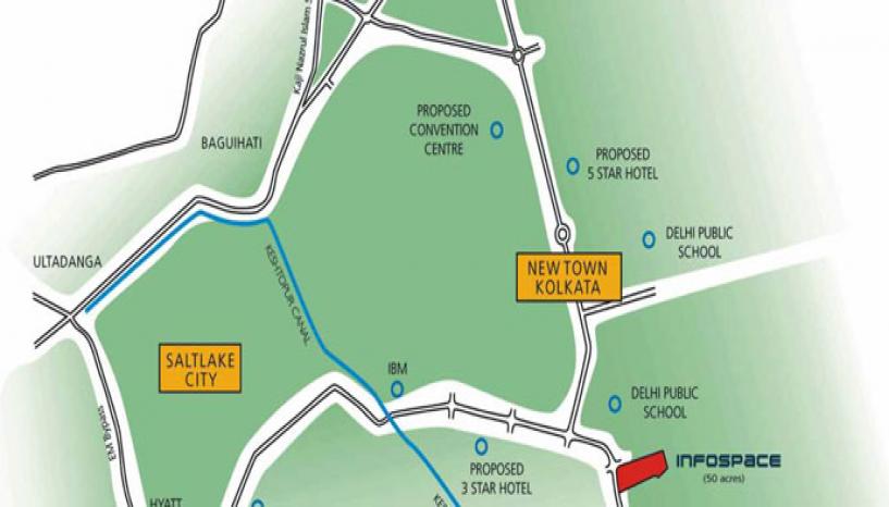 Harmony Residential Kolkata Location Map