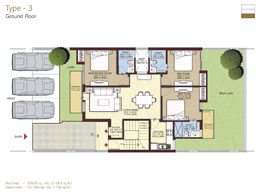 Floor Plans Ground Floor :	200.00 sq. mt. (2158.8 sq. ft.)
