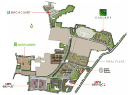 Site Plan Palm Villas Residential Chennai