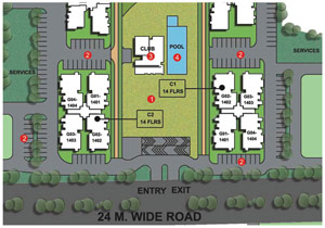 Key Plan Sunbreeze Gurgaon