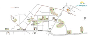 Sunbreeze Gurgaon Location Map