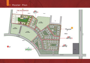 Site Plan The Residences Residential Noida