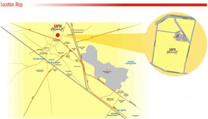 UNI Homes Residential Ambala Location Map