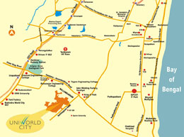 UNI Homes Residential Chennai Location Map