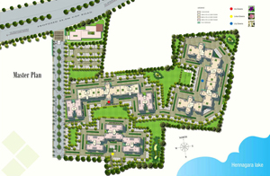 Site Plan The Residences Residential Noida