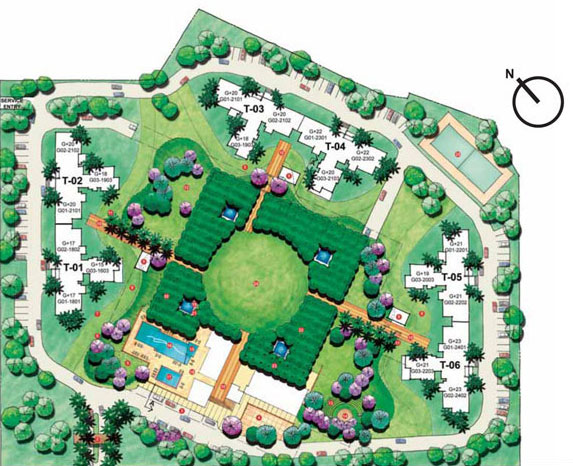 Site Plan Unitech Verve Residential Noida