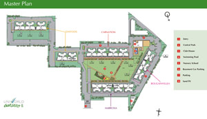 Site Plan Uniworld Gardens - II Gurgaon