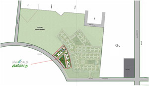 Site Plan UNI World Gardens Residential Noida