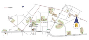 Vistas Gurgaon Location Map